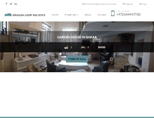 Tablet Screenshot of jerusalemluxury.com